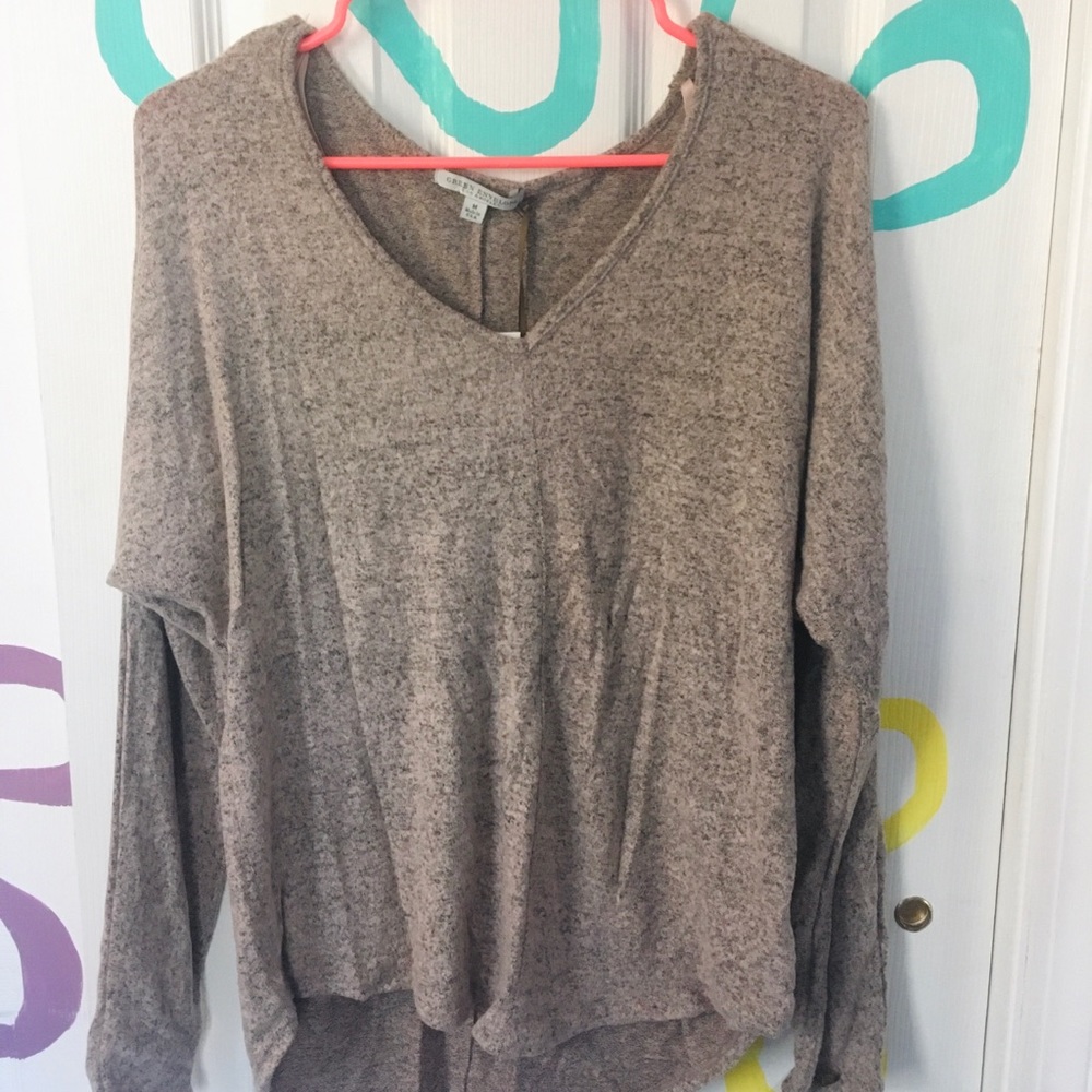 Pinkish grey sweater